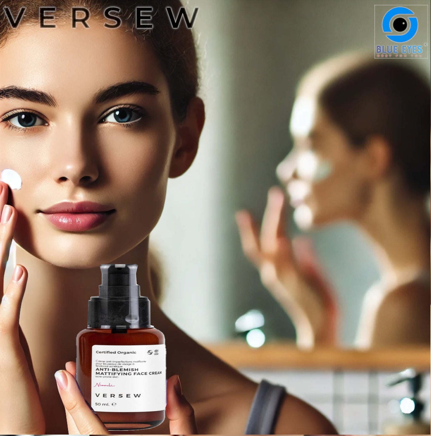 Versew Bio Vegan Anti-Blemish Gesichtscreme (50 ml)