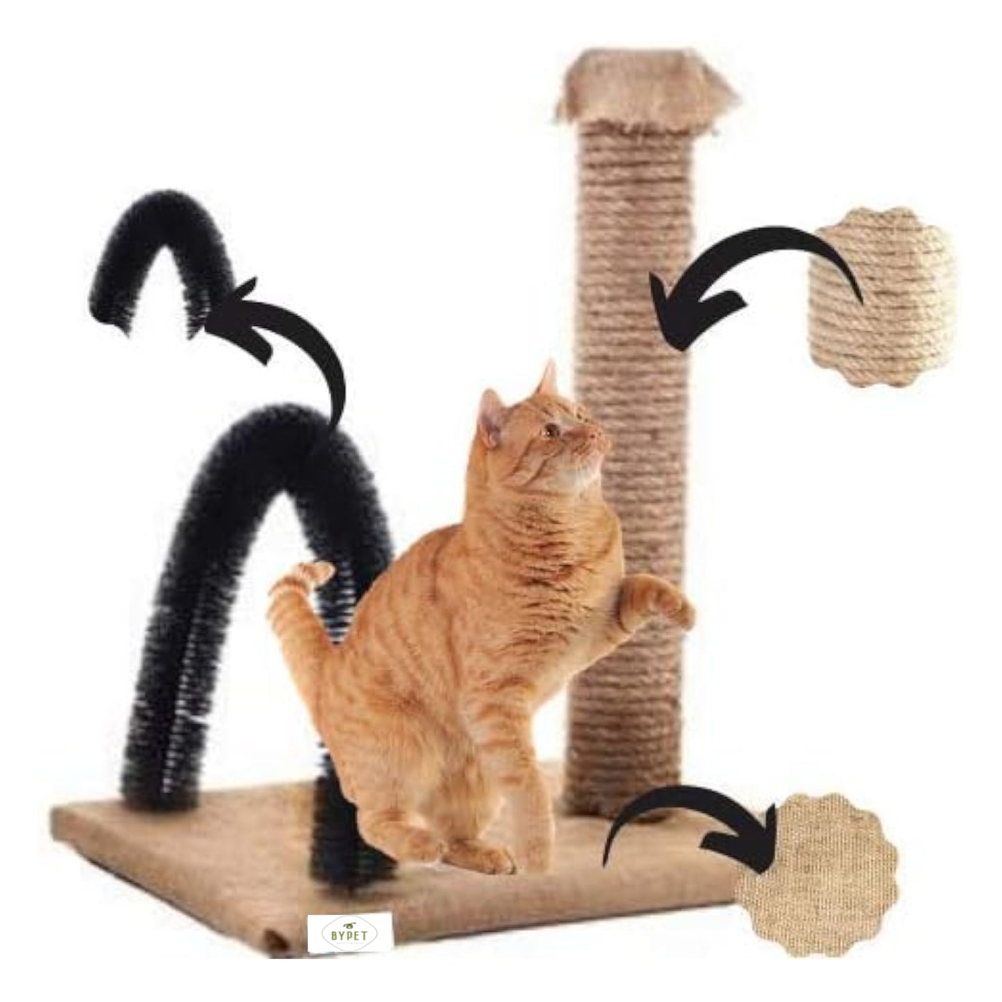 BYPET Katzen Juckreiz- und Kratzbrett