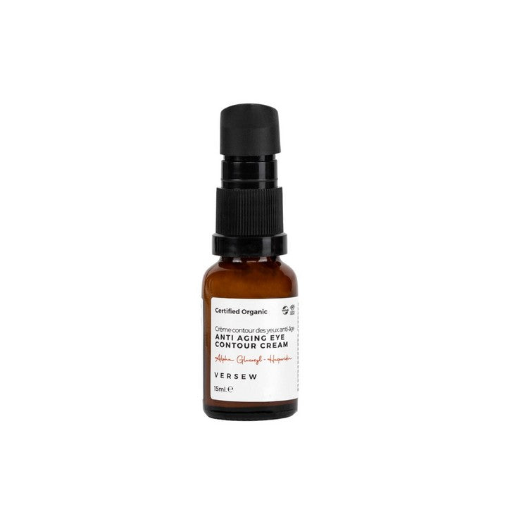 Versew Bio Vegan Anti-Aging Augencreme gegen Falten Augenringe (15ml)