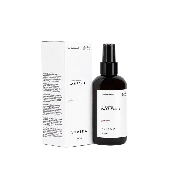Versew Bio Vegan Gesicht Tonic Face Tonic Cleanser Reinigungstonic und Gesichtswasser (200 ml)