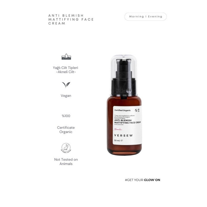 Versew Bio Vegan Anti-Blemish Gesichtscreme (50 ml)