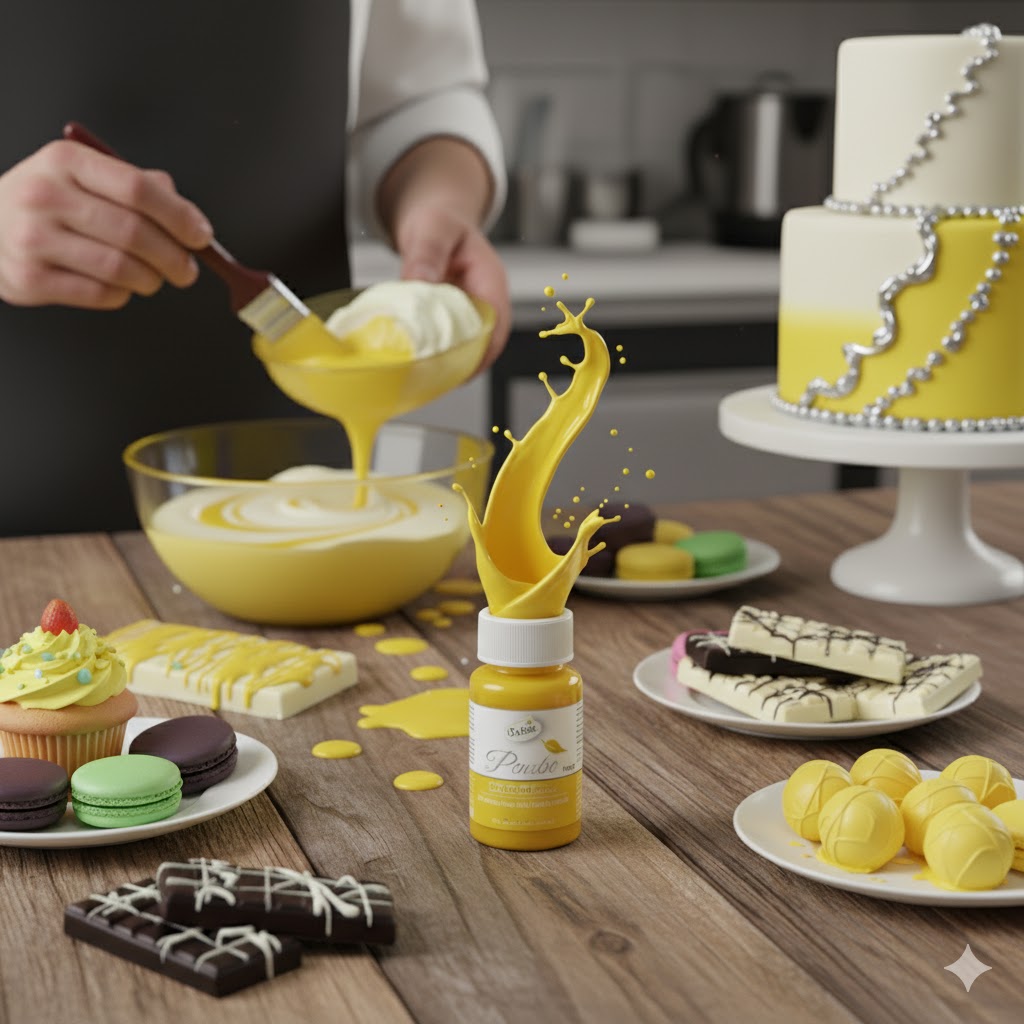 Dr. Gusto Fettlösliche Lebensmittelfarbe – 8 Farben auf Ölbasis für Schokolade, Buttercreme & Fondant