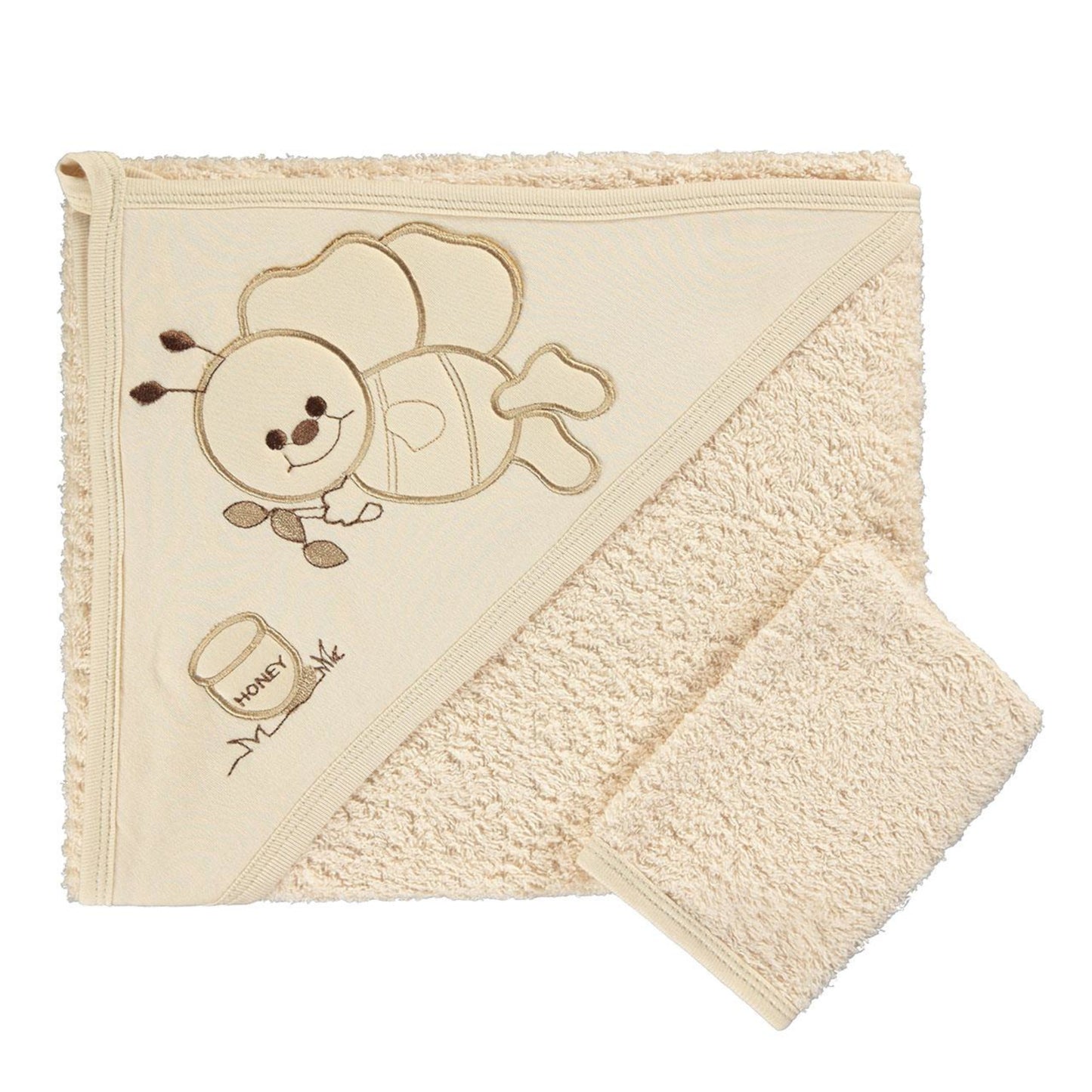 Baby Badetuch Kapuzenbadetuch 80x80 cm 3 Teile