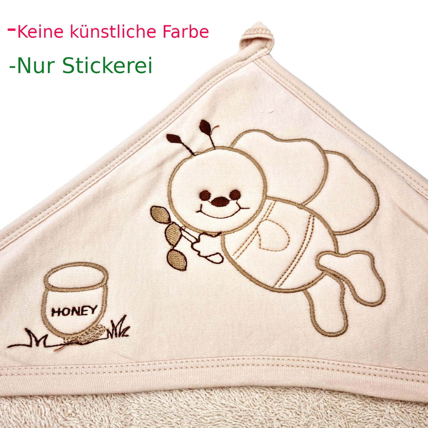Baby Badetuch Kapuzenbadetuch 80x80 cm 3 Teile