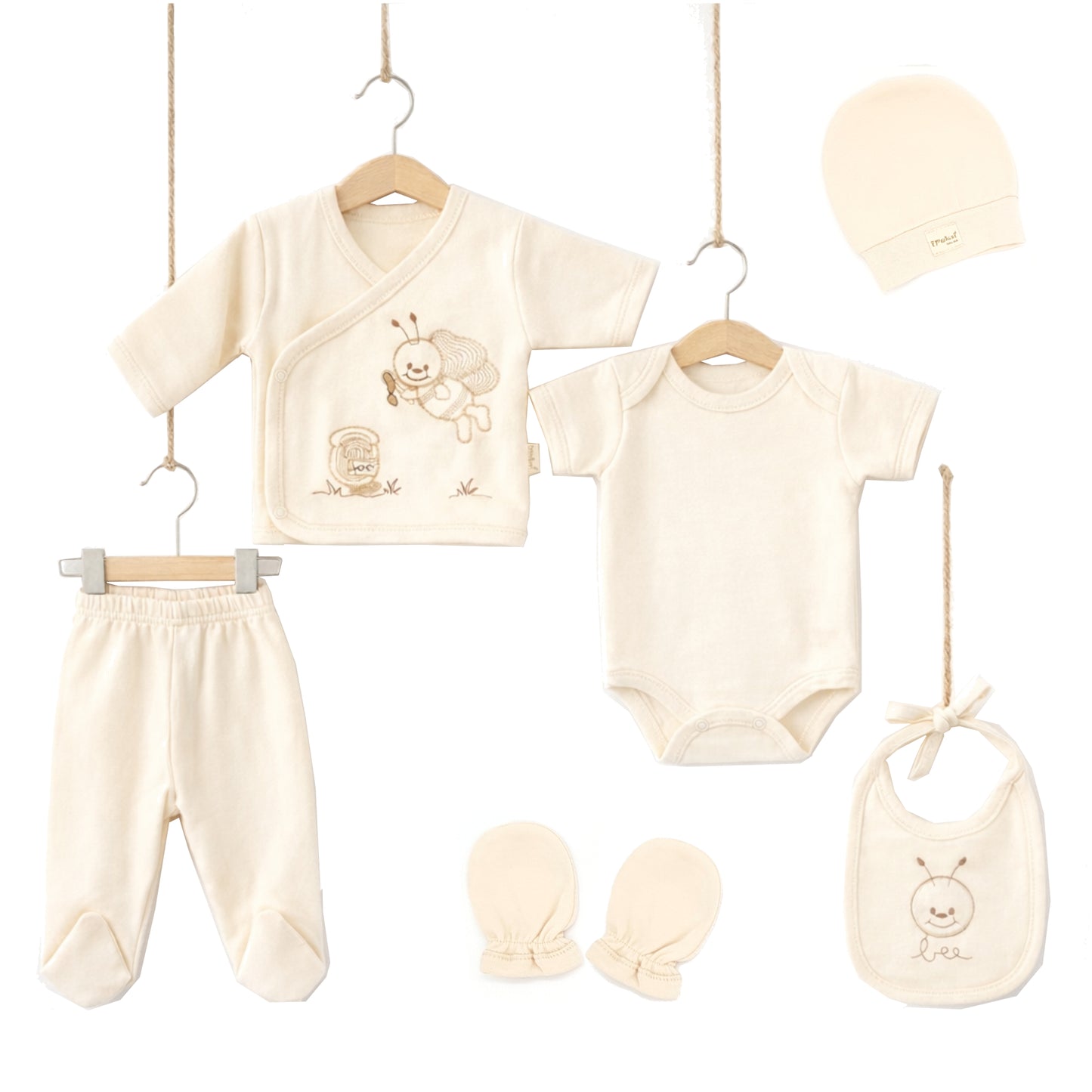 Neugeborenen Baby Geschenk Set für Babys für 0-4 Monate 6 teilig