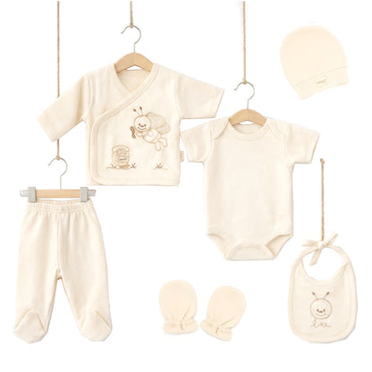 Neugeborenen Baby Geschenk Set für Babys für 0-4 Monate 6 teilig