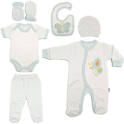 Neugeborenen Baby Geschenk Set für Babys für 0-4 Monate 6 teilig