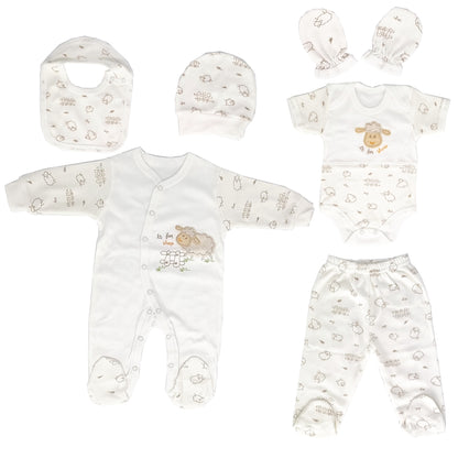 Neugeborenen Baby Geschenk Set für Babys für 0-4 Monate 6 teilig