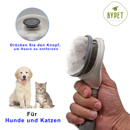 Katzenbürste Hundebürste, Hunde Katzen Bürste für Langhaar/Kurzhaar