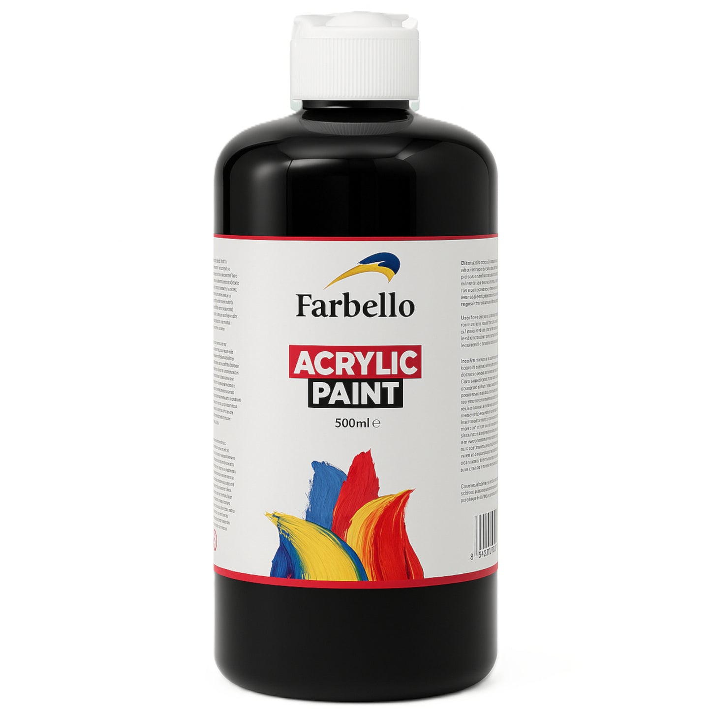 Farbello Acrylfarbe 500 ml – Hochpigmentierte Künstlerfarbe für Leinwand, Holz, Stein & mehr