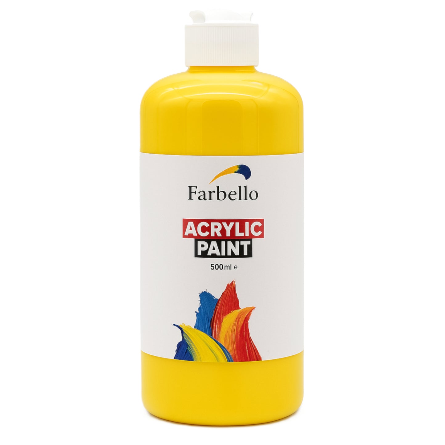 Farbello Acrylfarbe 500 ml – Hochpigmentierte Künstlerfarbe für Leinwand, Holz, Stein & mehr