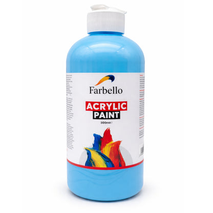 Farbello Acrylfarbe 500 ml – Hochpigmentierte Künstlerfarbe für Leinwand, Holz, Stein & mehr