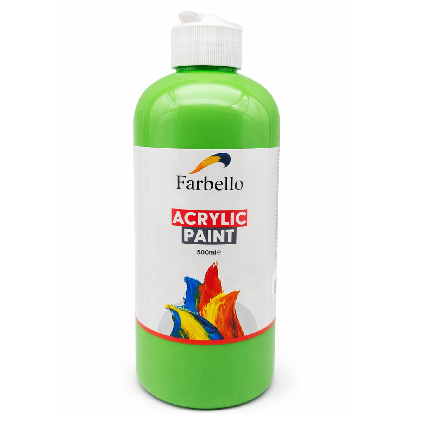 Farbello Acrylfarbe 500 ml – Hochpigmentierte Künstlerfarbe für Leinwand, Holz, Stein & mehr
