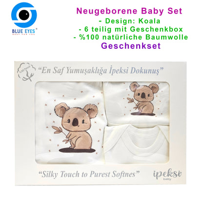 Neugeborenen Baby Geschenk Set für Babys für 0-4 Monate 6 teilig