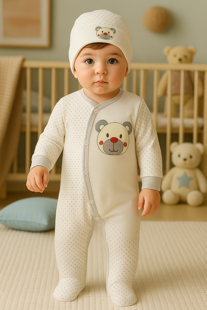 Neugeborenen Baby Geschenk Set für Babys für 0-4 Monate 6 teilig
