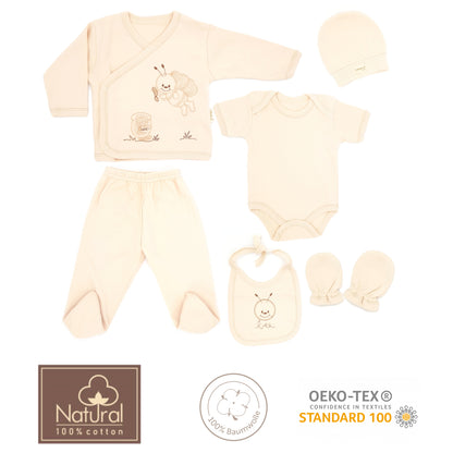 Neugeborenen Baby Geschenk Set für Babys für 0-4 Monate 6 teilig