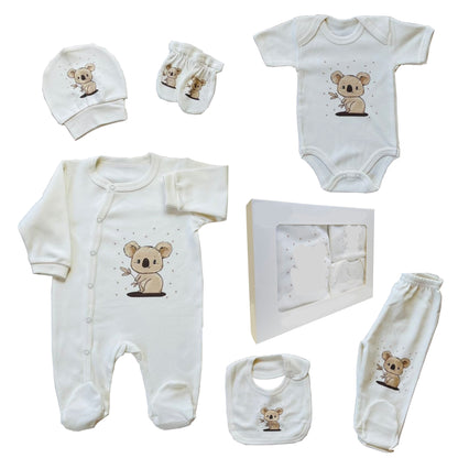 Neugeborenen Baby Geschenk Set für Babys für 0-4 Monate 6 teilig