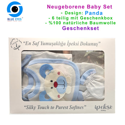 Neugeborenen Baby Geschenk Set für Babys für 0-4 Monate 6 teilig