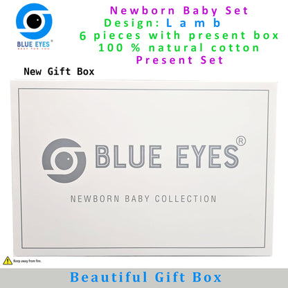 Neugeborenen Baby Geschenk Set für Babys für 0-4 Monate 6 teilig