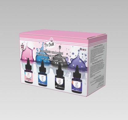 Dr. Gusto Flüssige Lebensmittelfarbe – 8 Farben à 25 ml | Wasserbasiert für Kuchen, Cremes, Getränke & Desserts