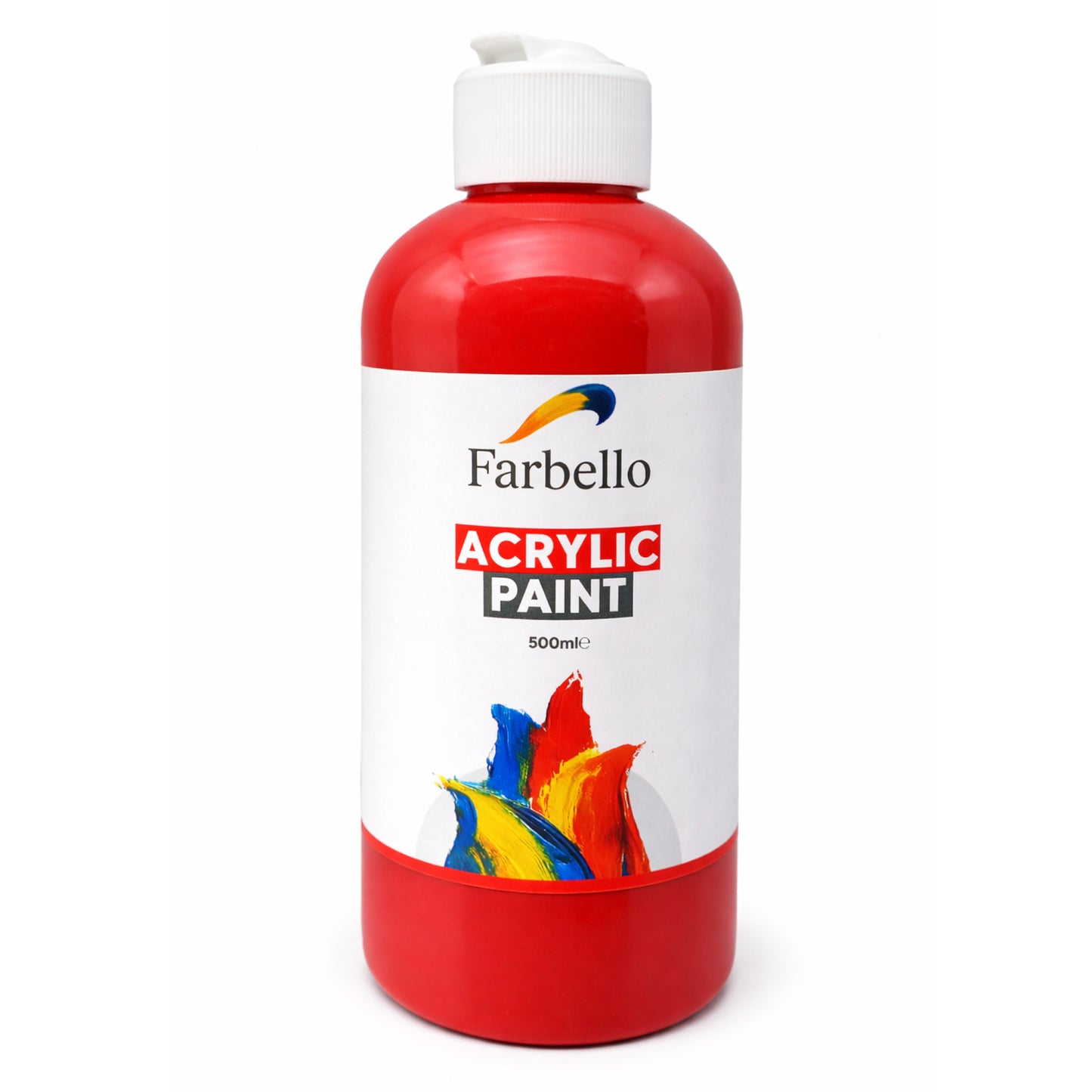 Farbello Acrylfarbe 500 ml – Hochpigmentierte Künstlerfarbe für Leinwand, Holz, Stein & mehr