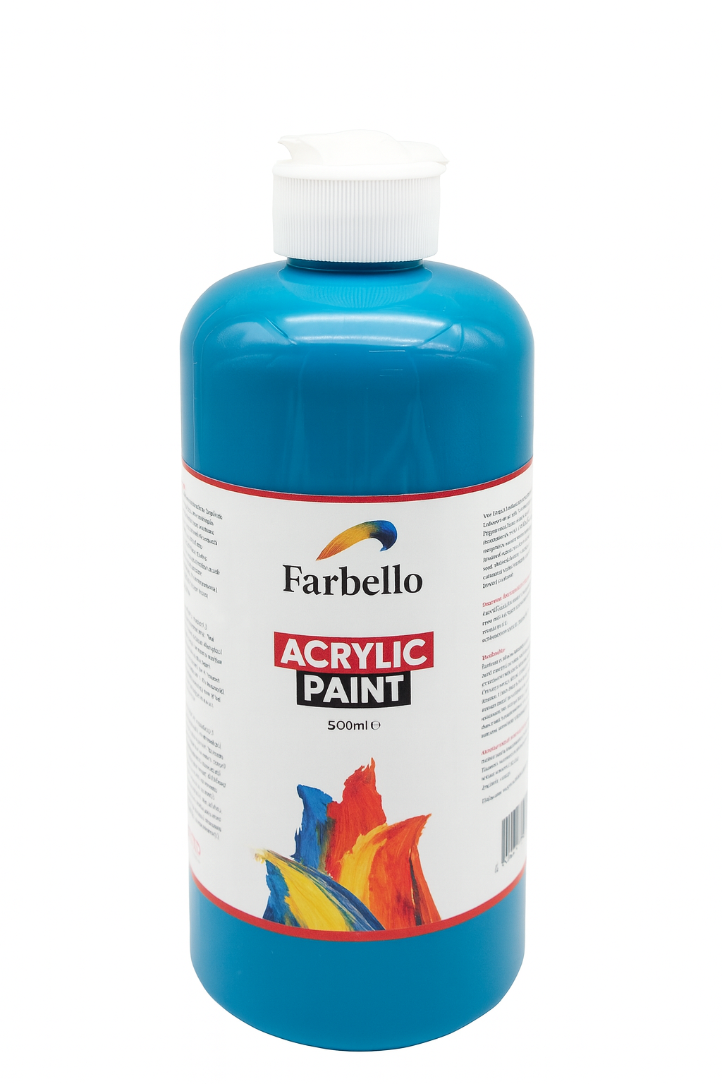 Farbello Acrylfarbe 500 ml – Hochpigmentierte Künstlerfarbe für Leinwand, Holz, Stein & mehr
