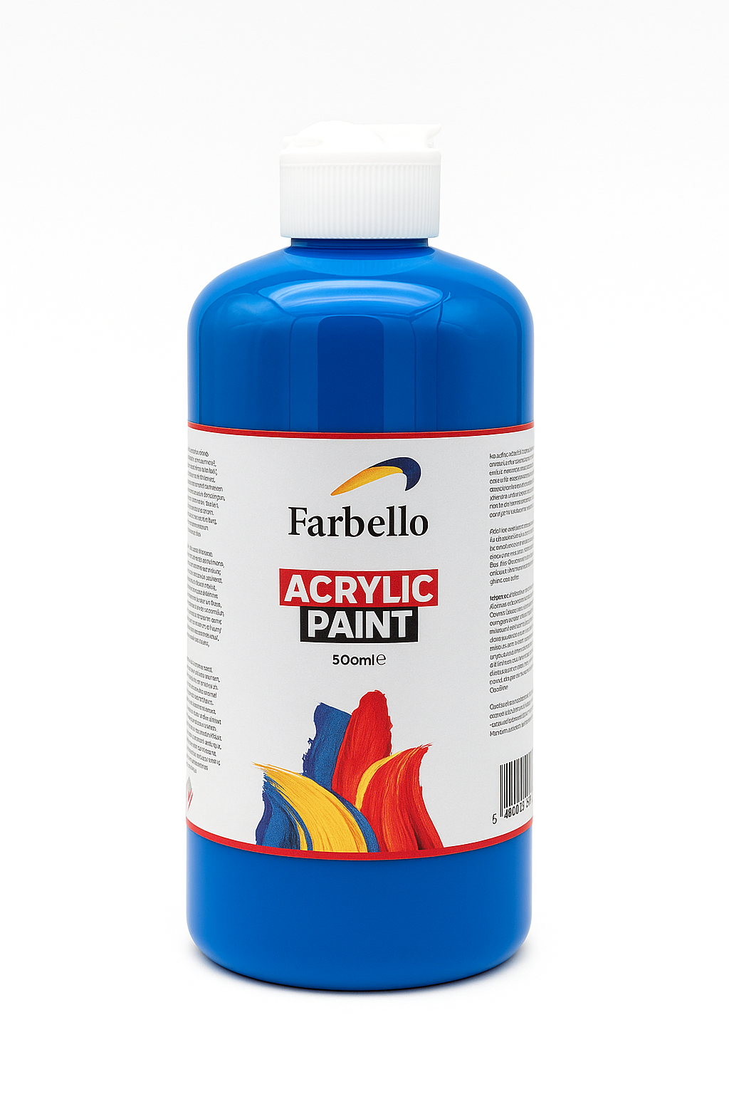 Farbello Acrylfarbe 500 ml – Hochpigmentierte Künstlerfarbe für Leinwand, Holz, Stein & mehr