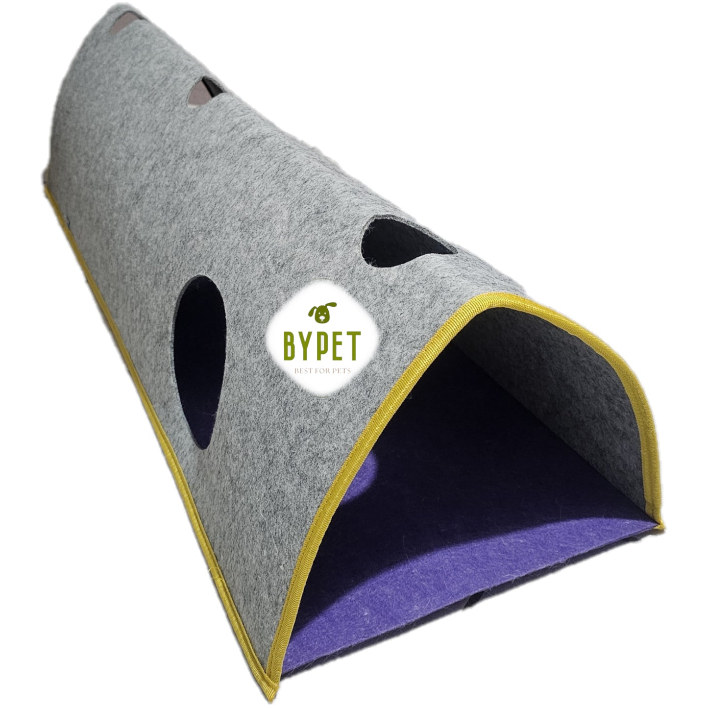 BYPET Tunnel für Katzen, Katzentunnel für Spielen/ Schlafen im Innenbereich