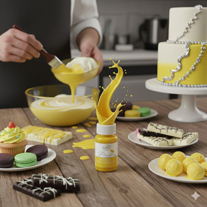 Dr. Gusto Fettlösliche Lebensmittelfarbe – 8 Farben auf Ölbasis für Schokolade, Buttercreme & Fondant