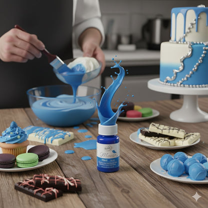 Dr. Gusto Fettlösliche Lebensmittelfarbe – 8 Farben auf Ölbasis für Schokolade, Buttercreme & Fondant