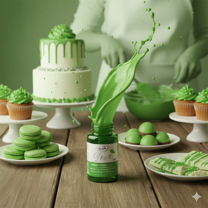 Dr. Gusto Fettlösliche Lebensmittelfarbe – 8 Farben auf Ölbasis für Schokolade, Buttercreme & Fondant