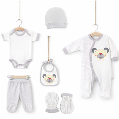 Neugeborenen Baby Geschenk Set für Babys für 0-4 Monate 6 teilig