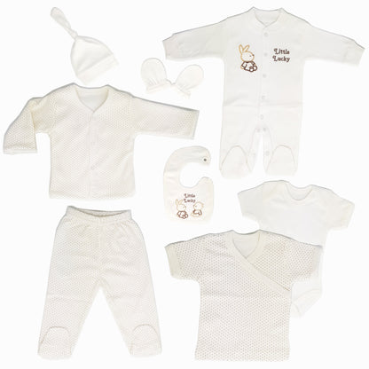 Neugeborenen Baby Unisex Geschenk Set für Babys 0-4 Monate, 8 teilig