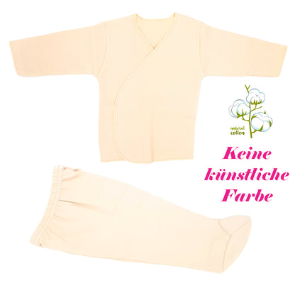 Neugeborenen Baby Unisex Geschenk Set für 0-4 Monate Ekru Größe: 56, 11 Teilig