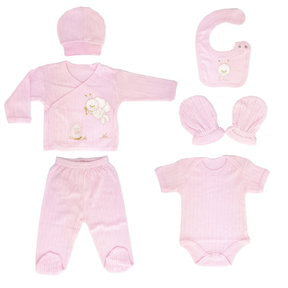 Neugeborenen Baby Jakar Geschenk Set für Babys für 0-4 Monate 6 teilig