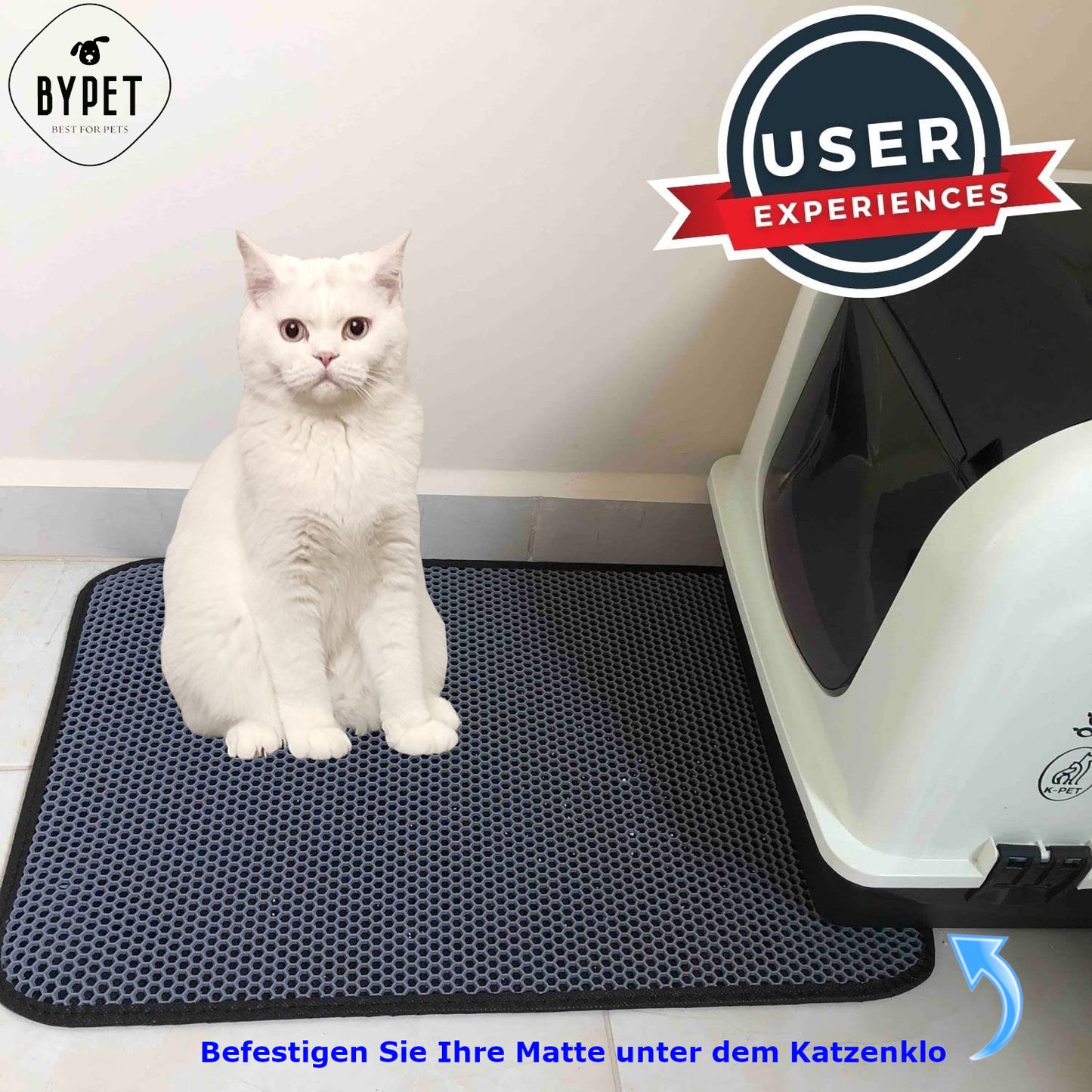 Katzenmatte, Katzenklo, Katzenstreu, Katzen Matte Vorleger