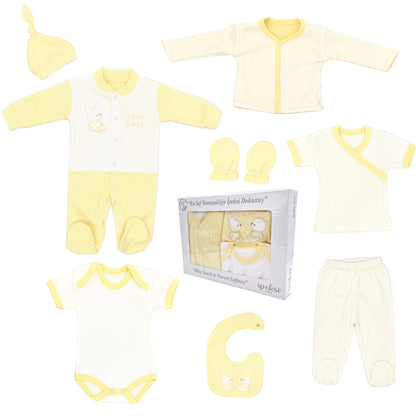 Neugeborenen Baby Unisex Geschenk Set für Babys 0-4 Monate, 8 teilig