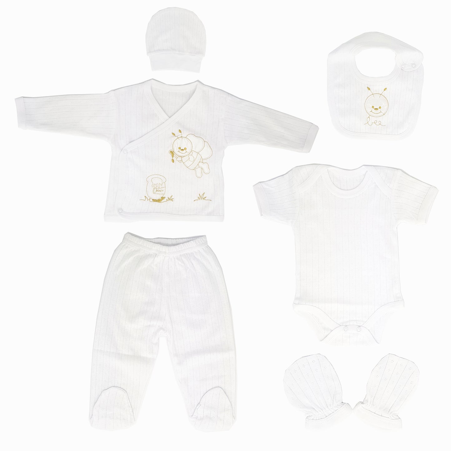 Neugeborenen Baby Jakar Geschenk Set für Babys für 0-4 Monate 6 teilig