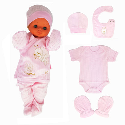 Neugeborenen Baby Jakar Geschenk Set für Babys für 0-4 Monate 6 teilig